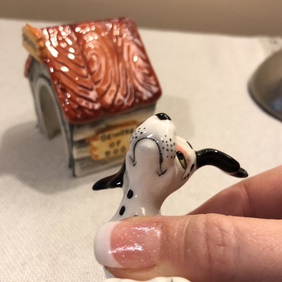 Dreamy Dalmatian Dog & Dog House S&P Shakers Antique/ Vintage- RARE - Picture 16 of 16